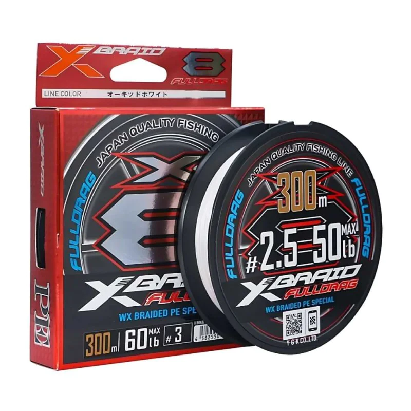 Плетено влакно YGK X-Braid Fulldrag X8 GP-D 300m
