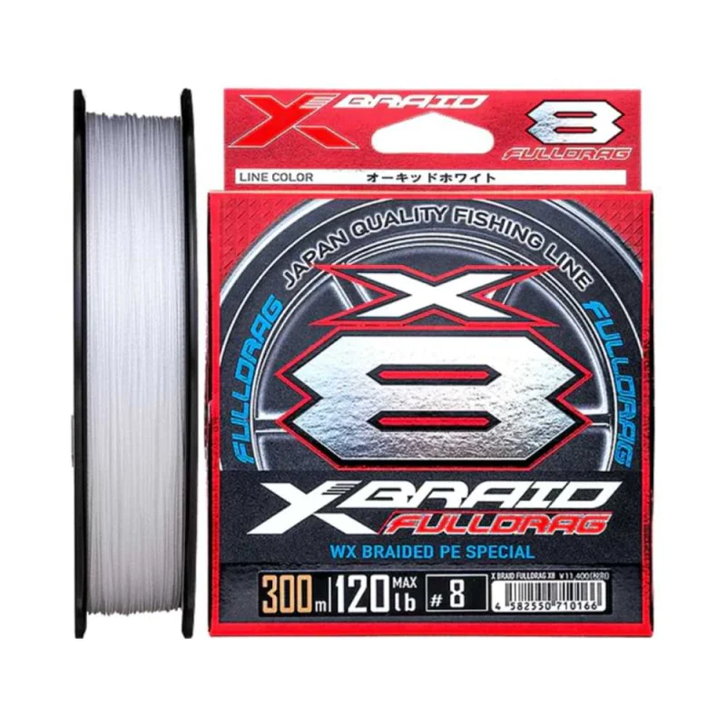 Плетено влакно YGK X-Braid Fulldrag X8 GP-D 300m