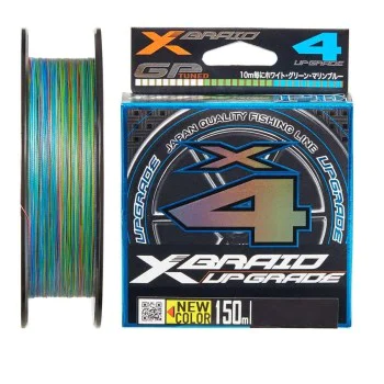Плетено влакно YGK X-Braid Upgrade X4 White/Jigman, Green/Marine and Blue - 150m