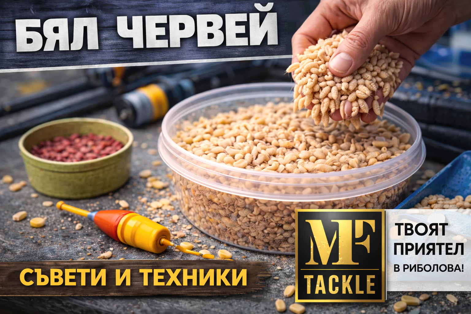 Приготвяне на бял червей