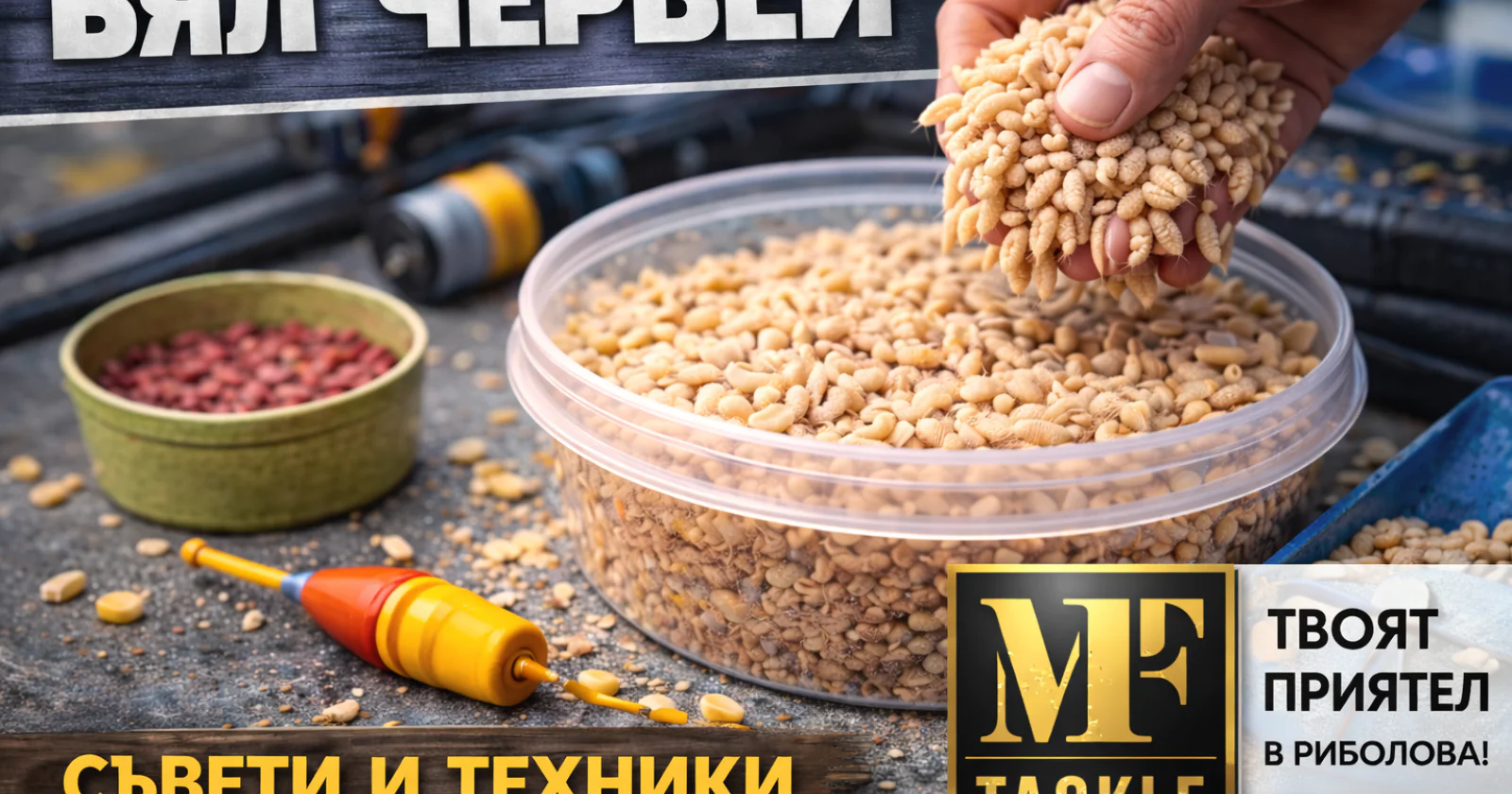 Приготвяне на бял червей