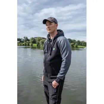 PRESTON Black Celsius Zip Hoodie