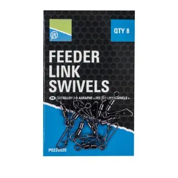 PRESTON Double Feeder Link Swivels