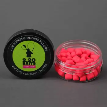 2.20 Baits Wafter Supreme Pillows Pink 10 mm Scopex & Strawberry 50 ml