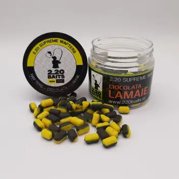2.20 Baits Wafter Supreme Yellow – Black 4 mm Chocolate & Lemon 50 ml