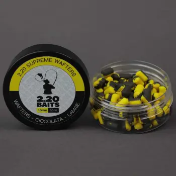 2.20 Baits Wafter Supreme Yellow – Black 10 mm Chocolate & Lemon 50 ml