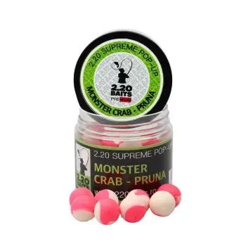 2.20 Baits Pop-Up Supreme White - Pink Monster Crab & Plum 100 ml