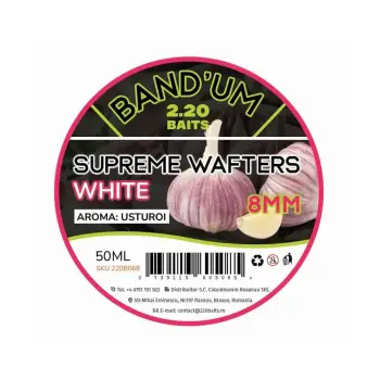 2.20 Baits Supreme Band’um Wafters White Garlic 8 mm 50 ml