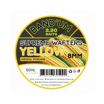 2.20 Baits Supreme Band’um Wafters Yellow Corn 8 mm 50 ml