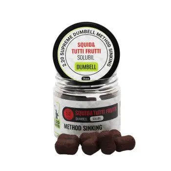 2.20 Baits Supreme Method Sinking Dumbell Solubile 14 mm Squid & Tutti Frutti 100 ml