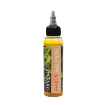2.20 Baits Fluo Supreme Liquid Attractant Fruity & Salmon - Green & Orange 100 ml