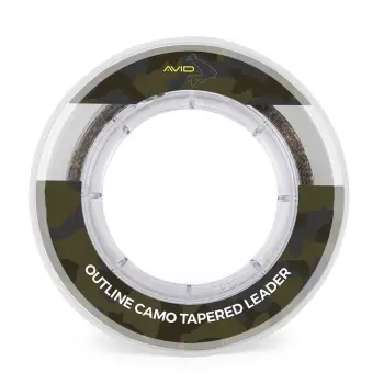 AVID CARP Outline Camo Tapered Leader