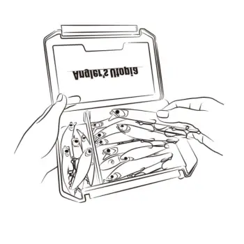 APIA T-Shirt Lurebox Print Black