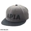 APIA Flat Cap Gray and Black 2023
