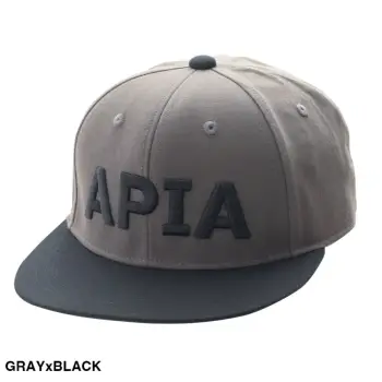 APIA Flat Cap Gray and Black 2023