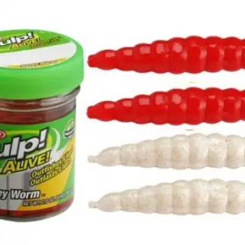 BERKLEY Gulp Alive Honey Worm 2.5 cm