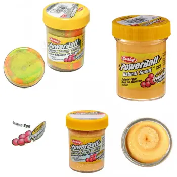 BERKLEY Natural Scent Trout Bait Salmon Egg 50g