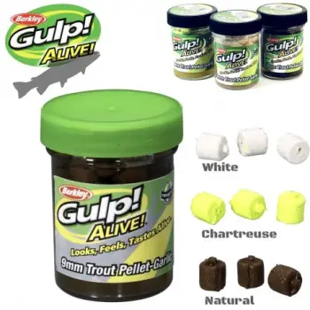 BERKLEY Gulp Alive Trout Pellets Garlic 59g