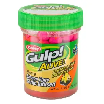 BERKLEY Gulp Alive Floating Salmon Eggs Garlic 57g