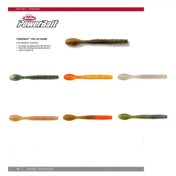 BERKLEY PowerBait Pro Jig Worm 8cm