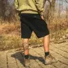 BLACK CAT Black Jogger Shorts