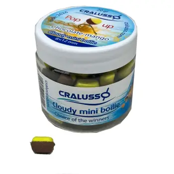CRALUSSO Cloudy Mini Boilie Pop Up Chocolate-Mango 8x12mm 20g