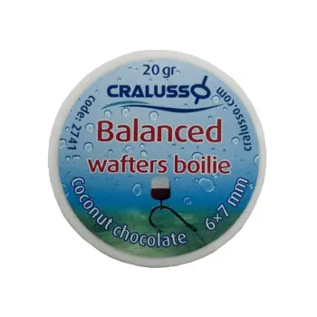 CRALUSSO Balanced Wafters Boilie Coconut Chocolate 6x7mm 20g