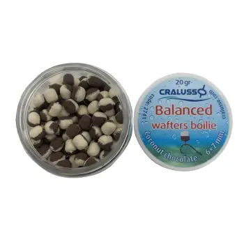 CRALUSSO Balanced Wafters Boilie Coconut Chocolate 6x7mm 20g
