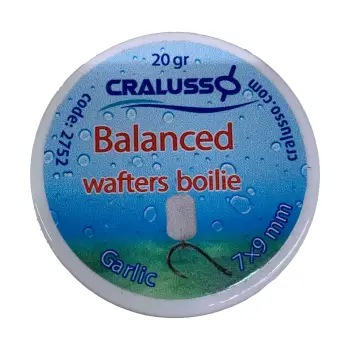 CRALUSSO Balanced Wafters Boilie Garlic 7x9mm 20g