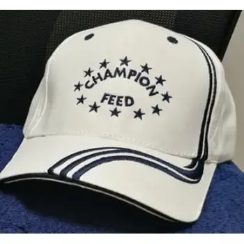 CHAMPION FEED Luxe White Cap Blue Bord