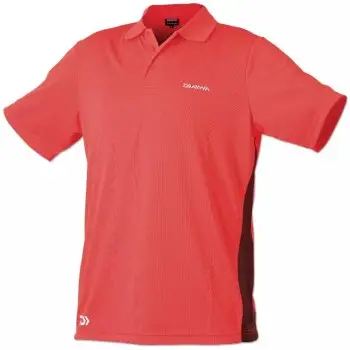 DAIWA Polo Shirt Red and Black