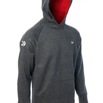 DAIWA Match Hoodie Grey Red
