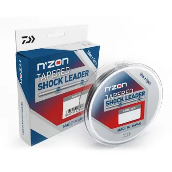 DAIWA NZon Tapered Shock Leader Dark Grey - 10m