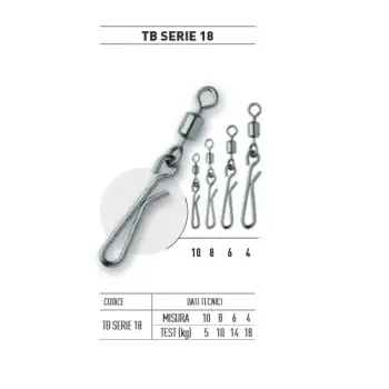 DAIWA Rolling Swivel With Hanging Snap 10