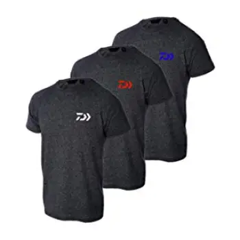 DAIWA DVEC T-Shirt Dark Grey & White