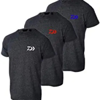DAIWA DVEC T-Shirt Dark Grey & Blue