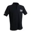 DAIWA Polo Crew Black - Logo White