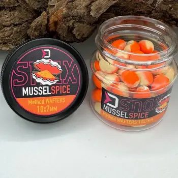 DELPHIN Feeder Wafters D SNAX Duo Mussel Spices 10x7mm 20g