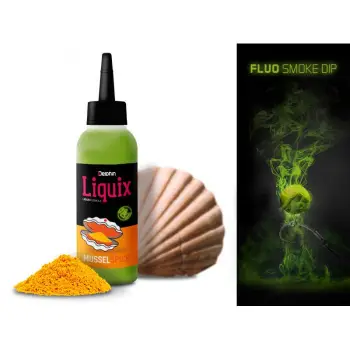 DELPHIN Fluo Smoke Dip D SNAX LiquiX Mussel Spice 100 ml