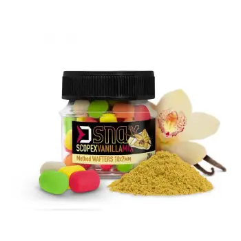 DELPHIN Feeder Wafters D SNAX Mix Scopex Vanilla 10x7mm 20g