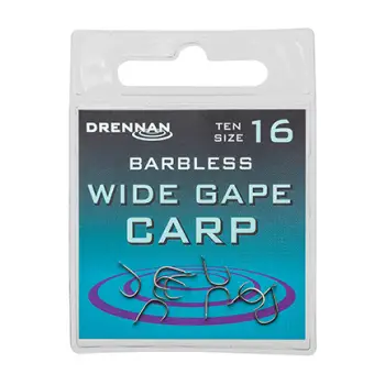 DRENNAN Barbless Wide Gape Carp