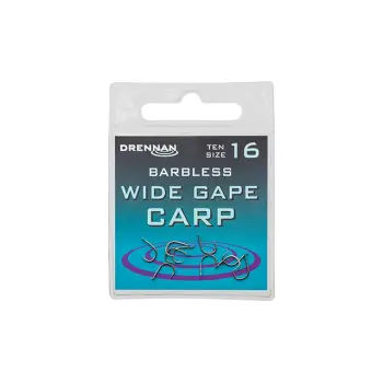 DRENNAN Barbless Wide Gape Carp