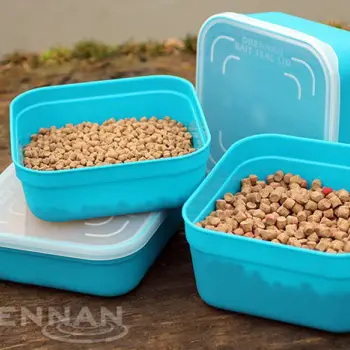 DRENNAN Pellet Bait Seal Box Aqua