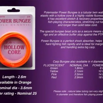 DRENNAN Power Bungee - Orange 25 Hollow