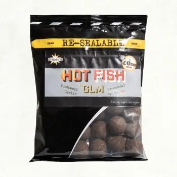 DYNAMITE BAITS Hot Fish and GLM Boilie 26mm 350g