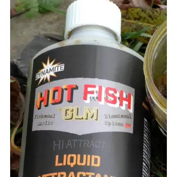 DYNAMITE BAITS Liquid Attractant 500ml Hot Fish and GLM