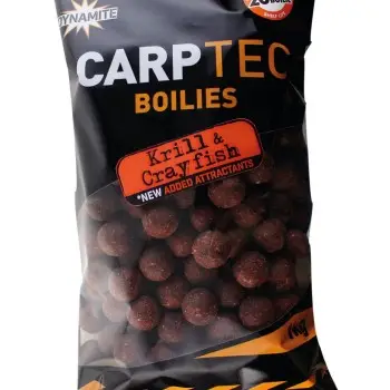 DYNAMITE BAITS Krill and Crayfish Carp Tec Boilies 20mm