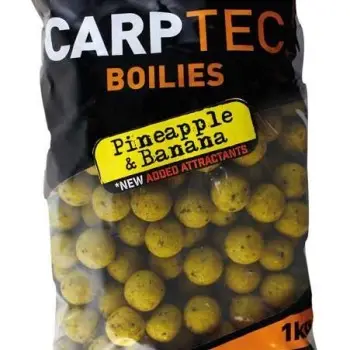 DYNAMITE BAITS Pineapple and Banana Carp Tec Boilies 15mm