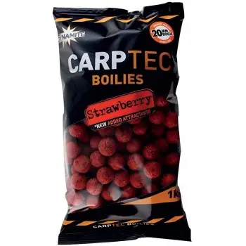 DYNAMITE BAITS Strawberry Carp Tec Boilies 20mm