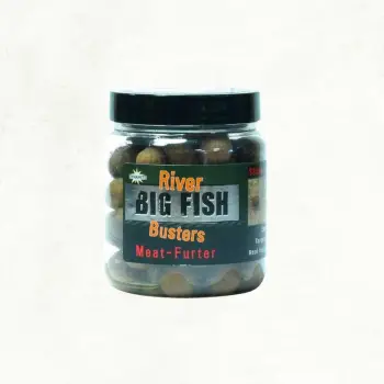 DYNAMITE BAITS Big Fish River Meat Furter Busters Hookbaits 120g
